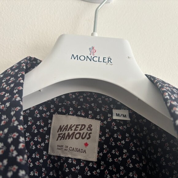 Naked + Famous Short Sleeve Floral Spring Flower Shirt- Small/ Medium - Picture 6 of 7